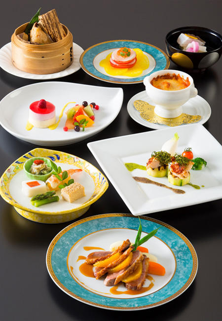 婚礼和洋中会席  Japanese, European and Chinese cuisine - 8 dishes course 